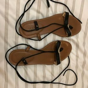 UGG tie up sandals